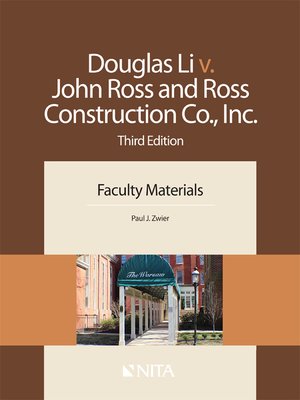 cover image of Doug Li v. Ross and Ross Construction Co., Inc.